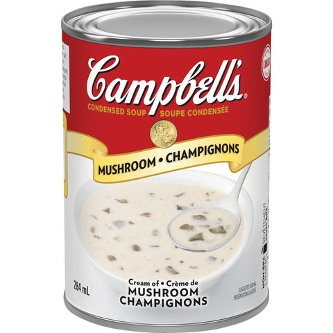 Campbell'S Soup Cream Of Mushroom - 12 Cans, 284Ml Each - Stocked Cases
