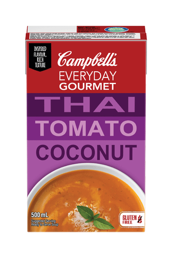 Campbell'S Soup Thai Tomato & Coconut - 8 Cans, 500Ml Each - Stocked Cases