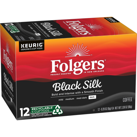 Folgers K-Cup Black Silk (6X96G)
