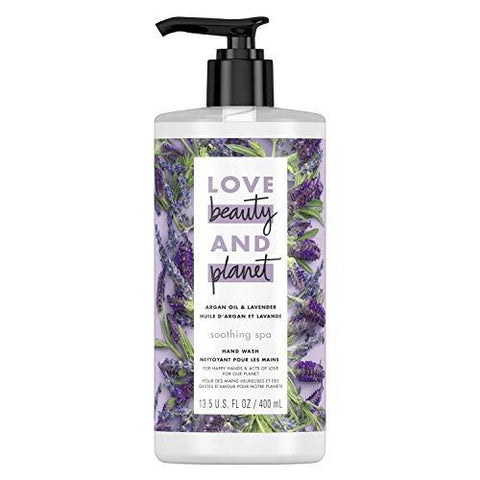 Love Beauty And Planet Liquid Hand Wash Soothing Spa Argan Oil & Lavender - 4 Bottles, 400Ml Each - Stocked Cases
