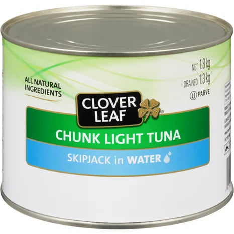 Clover-Leaf-Flaked-Light-Tuna-Skipjack-In-Water - Stocked Cases