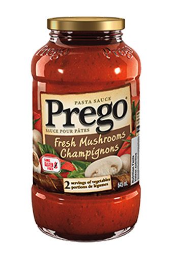 Prego Sauce With Mushrooms - 12 Packs, 645Ml Each - Stocked Cases