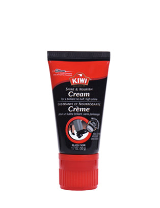 Kiwi Express Shine & Nourish Polish Cream Black - 3 Tubes, 50G Each - Stocked Cases