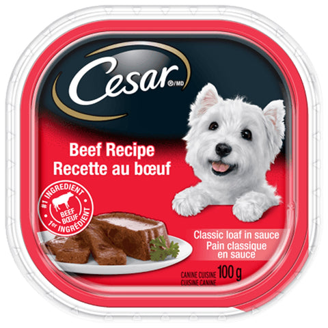 Cesar Wet Dog Food Grain Free Beef (24X100G) - Stocked Cases