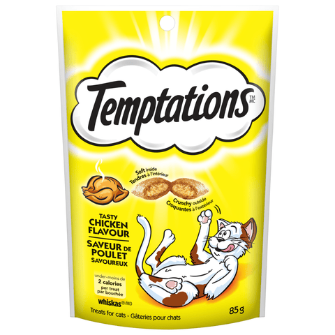 Whiskas Temptations Cat Treat Chicken (12X85G)
