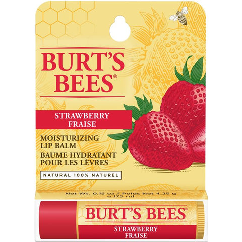 Burts Bees Lip Balm Strawberry - 6 X 4.25G - Stocked Cases