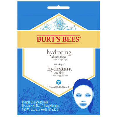 Burts Bees Face Sheet Mask Hydrating (6 X 170G) - Stocked Cases