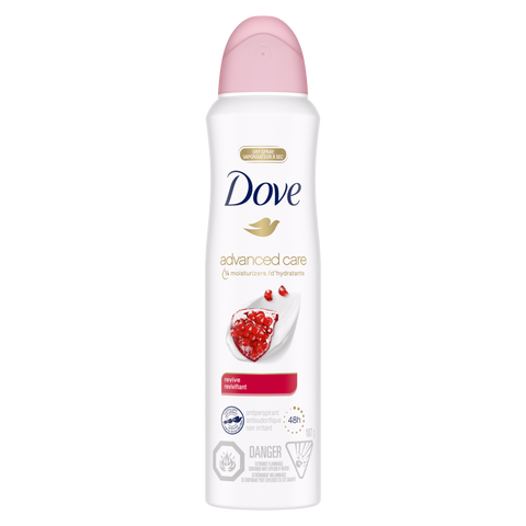 Dove Dry Spray A/P Revive 107G - Pack Of 12 - Stocked Cases