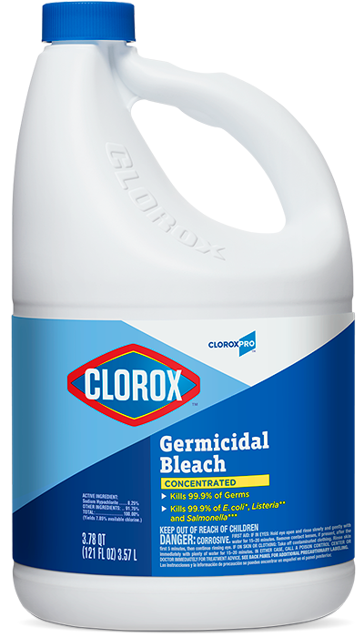 Clorox-Liquid-Bleach-Germicidal - Stocked Cases