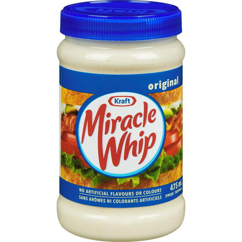 Kraft Miracle Whip Original 475Ml - Pack Of 12 - Stocked Cases