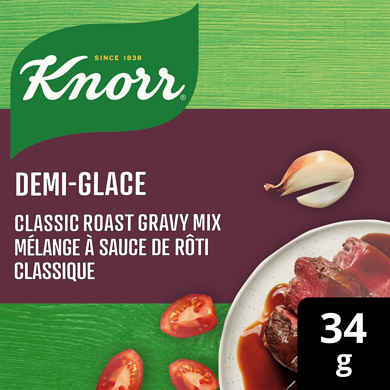 Knorr Classic Roast Gravy Mix Demi Glace - 24 Packs, 34G Each - Stocked Cases