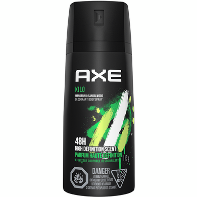 Axe Body Spray Kilo 113G - Pack Of 12 - Stocked Cases