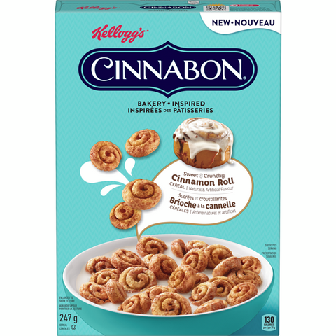 Kellogg'S Cereal Cinnamon Roll Sweet & Crunchy - 10 Pack - Stocked Cases
