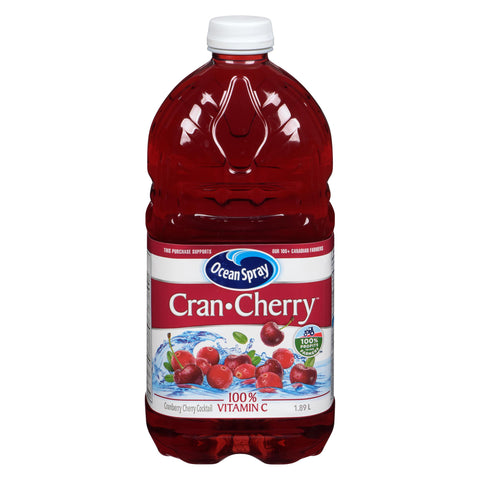 Ocean Spray Cocktail Cranberry & Cherry - 8 Pack - Stocked Cases