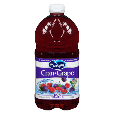 Ocean Spray Cocktail Cranberry & Grape - 8 Pack - Stocked Cases