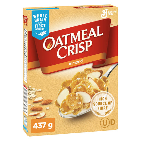 General Mills Cereal Oatmeal Crisp Almond - 10 Pack - Stocked Cases