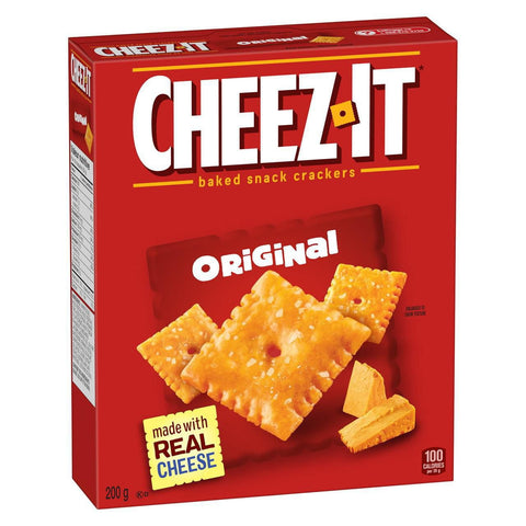 Cheez-It Crackers Original 200G - Pack Of 12 - Stocked Cases