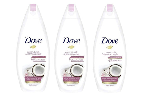 Dove Body Wash Coconut & Milk - 6 Pack - Stocked Cases