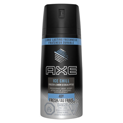 Axe Body Spray Ice Chill 113G - Pack Of 12 - Stocked Cases