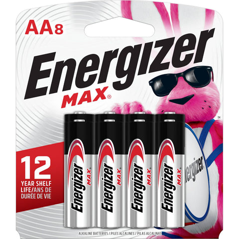 Energizer Batteries Aa8 - 24 Pack - Stocked Cases