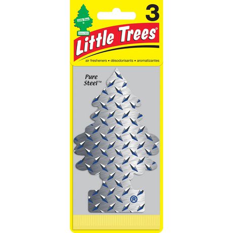 Little Tree Air Freshener Pure Steel - 144 Pack - Stocked Cases