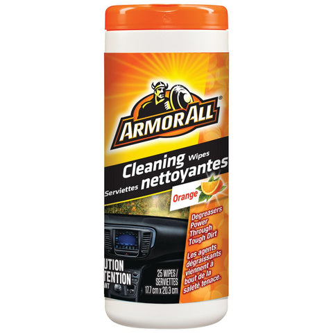 Armor All Wipes Car Cleaning Orange Scented - 6 Pack - Stocked Cases