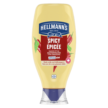 Hellmann'S Mayonnaise Light Chili 340Ml - Pack Of 8 - Stocked Cases