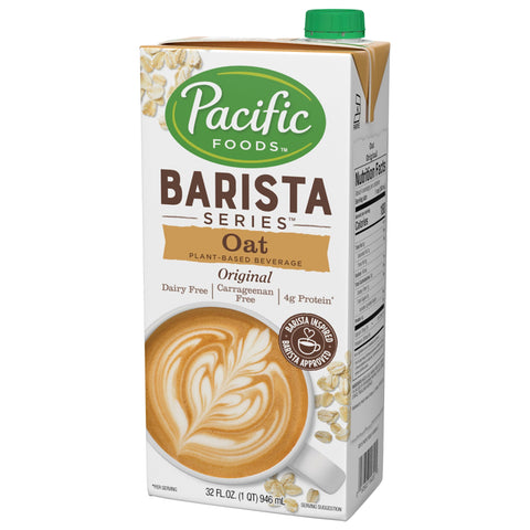 Pacific Barista Oat Milk Original 946Ml - Pack Of 12 - Stocked Cases