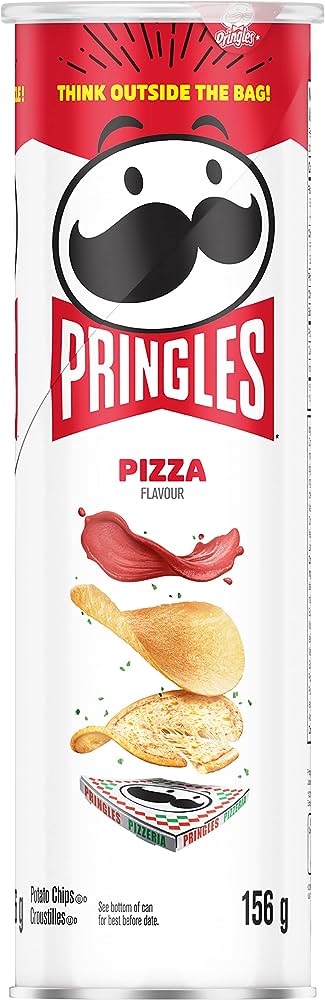 Pringles Chips Pizza - 14 Pack - Stocked Cases