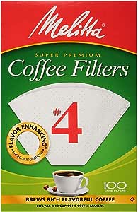 Melitta Sp Coffee Filters White #4 40'S - Pack Of 12 - Stocked Cases