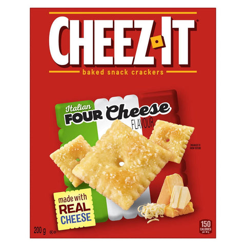 Cheez-It Crackers Four Cheese Italian 200G - Pack Of 12 - Stocked Cases