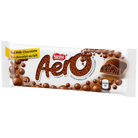 Nestle Aero Milk Chocolate 42G 48 Pack - Stocked Cases
