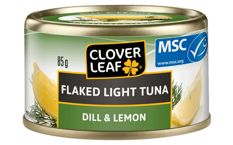 Clover Leaf Flaked Light Tuna Dill & Lemon (24 X 85G) - Stocked Cases