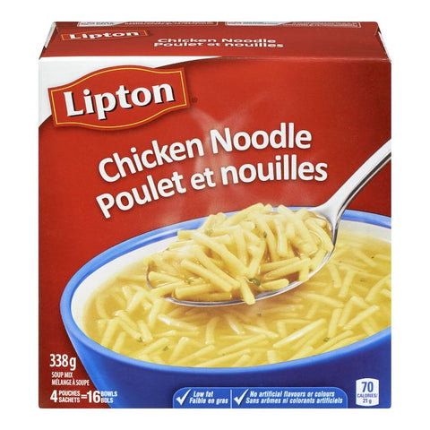 Knorr Lipton Soup Noodle Chicken - 12 Packs, 71G Each - Stocked Cases