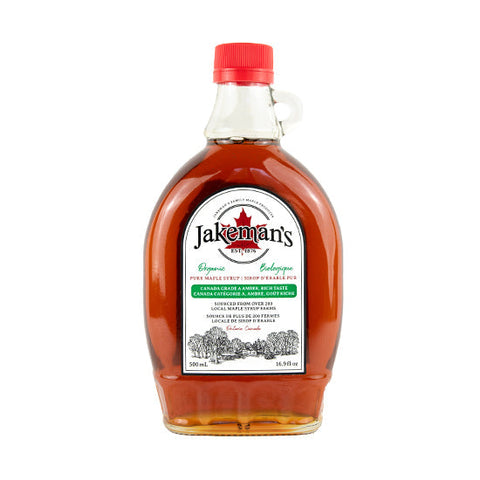 Jakeman'S Pure Maple Syrup Organic - 12 Bottles, 250Ml Each - Stocked Cases