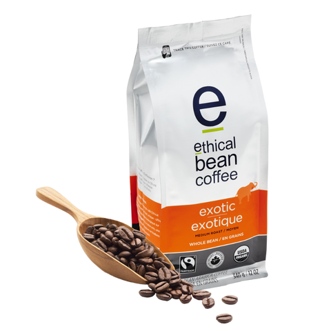 Ethical Bean Coffee Exotic 340G - Pack Of 6 - Stocked Cases