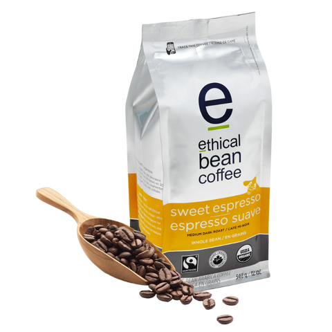 Ethical Bean Coffee Espresso 340G - Pack Of 6 - Stocked Cases
