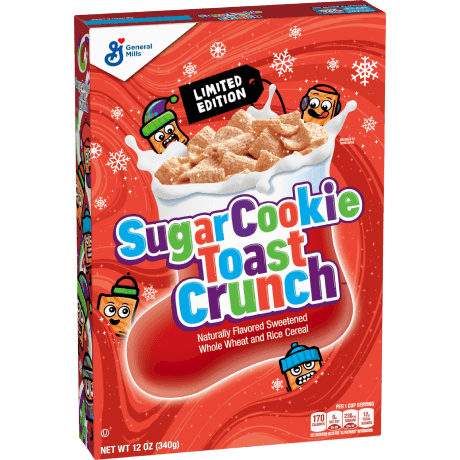 General Mills Cereal Sugar Cookie Toast Crunch - 12 Pack - Stocked Cases