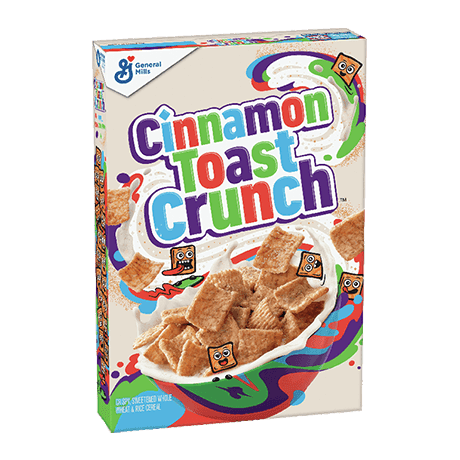 General Mills Cereal Cinnamon Toast Crunch - 12 Pack - Stocked Cases