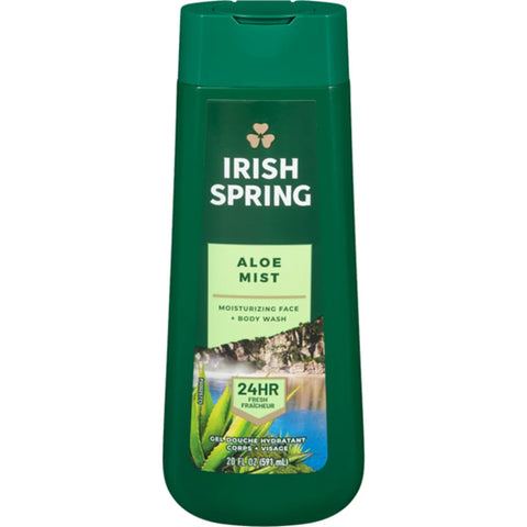 Irish Spring Body Wash Aloe Mist - 4 Pack - Stocked Cases
