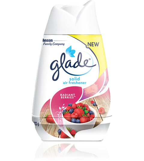 Glade Air Freshener Solid Radiant Berries 12 Pack 170G - Stocked Cases